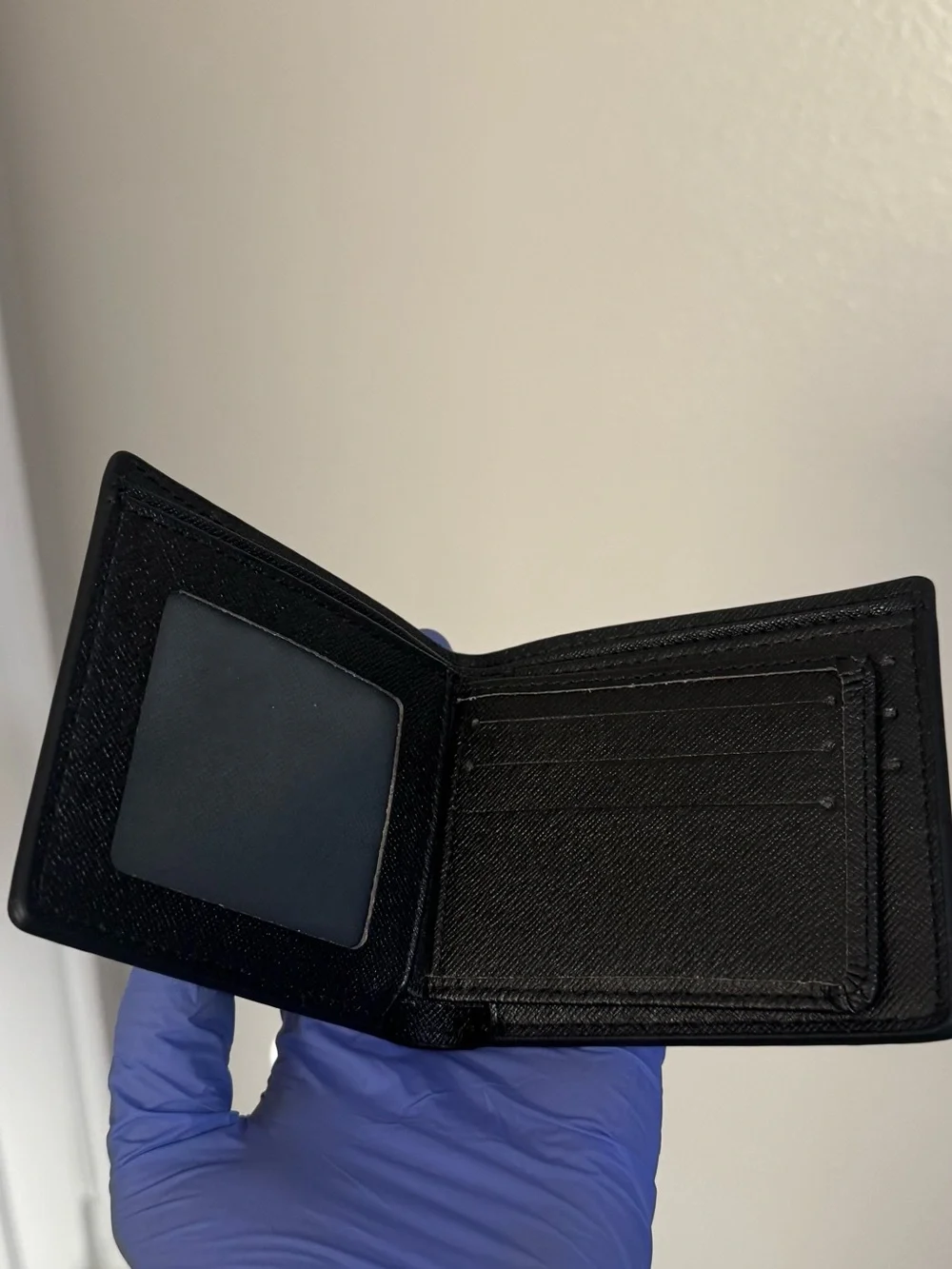 Louis Vuitton Black Men's Compact Bifold Wallet with Signature Monogram